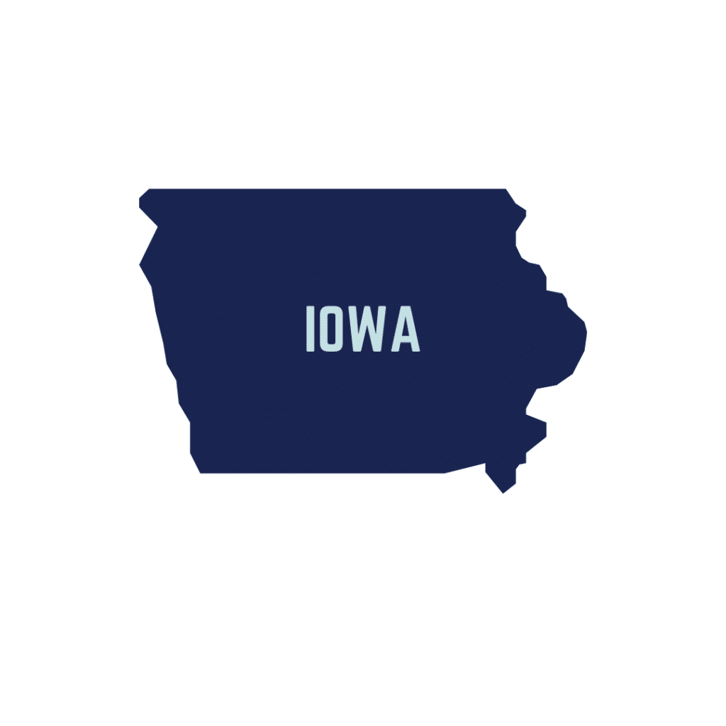 Iowa Map Image